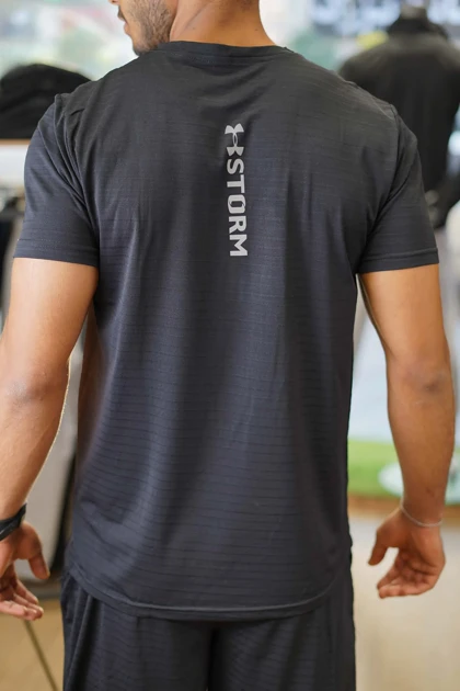 ست مردانه تیشرت و شلوارک پارچه تنفسی کد 14131