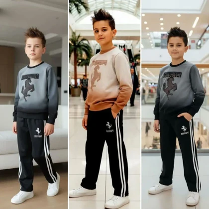 بلوز شلواراسپرت فراری نگین‌دارو ایر براش