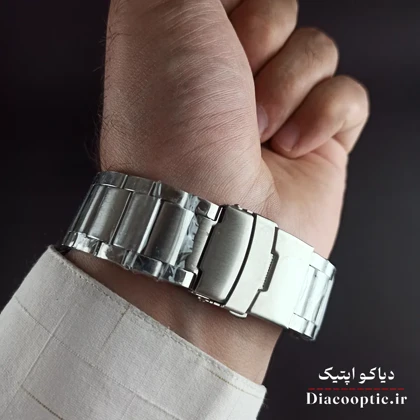 ساعت مچی مردانه برند مونت بلانک سه موتور با بند اضافه مدل DO1154