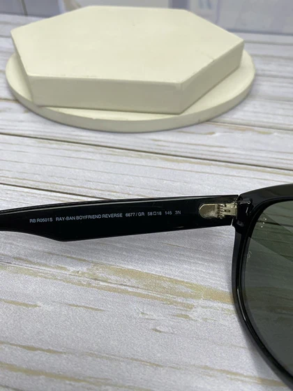 عینک آفتابی Ray-Ban Reverse مدل RB R0501S مشکی UV400، فریم کائوچو استات، مناسب صورت بزرگ