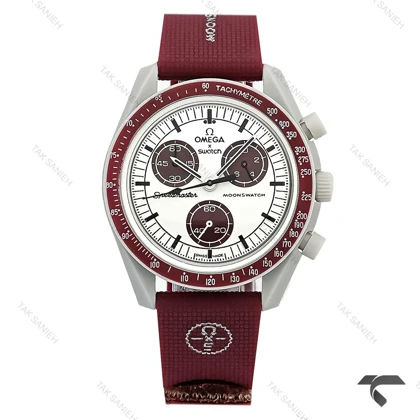 ساعت امگا سواچ ماموریت به پلوتون بند رابر Swatch-10199-U