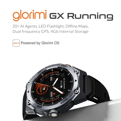 ساعت هوشمند گلوریمی مدل GX Running