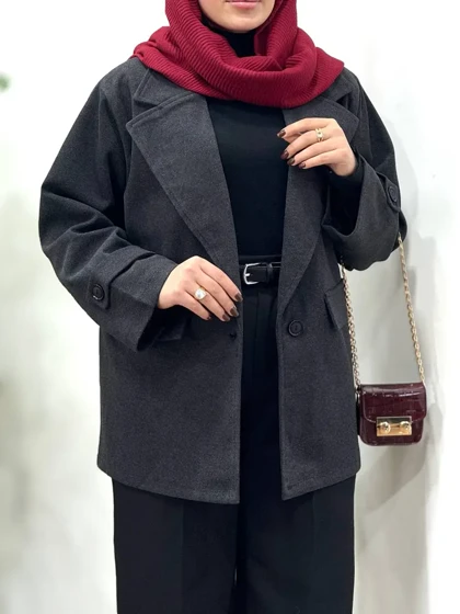 پالتو فوتر آستردار یاسمن