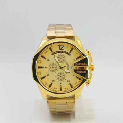 ساعت مچی مردانه دیزل شاخ دار Diesel سبک 3موتوره و تاریخ دار