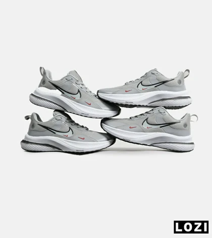 کفش کتانی مردانه طوسی سفید NIKE Lebron 22 Guide
