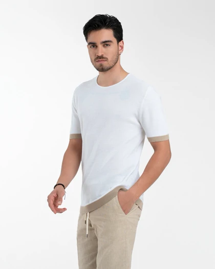 تیشرت یقه گرد کد 30041