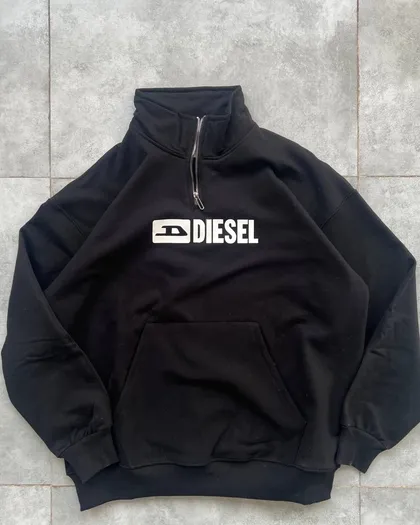 دورس نیم زیپ DIESEL رنگ سبز مشکی
