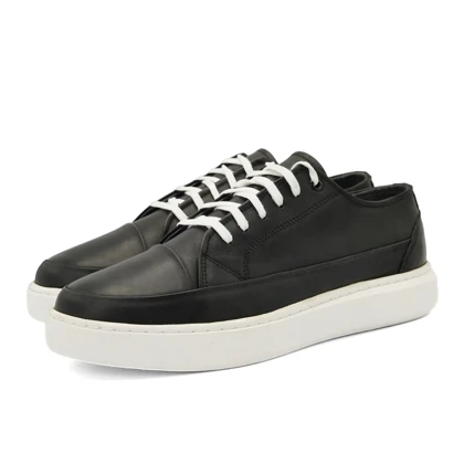 کفش ونس چرم طبیعی مردانه استار مدل Flat shoes - 0150