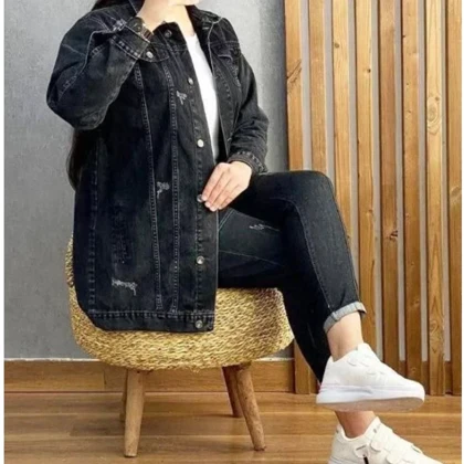 کت زنانه جین اسپرت