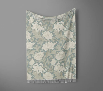 شال مبل ریش دار sofa shawl 10
