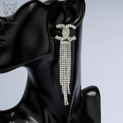 گوشواره جواهری چنل دایموند