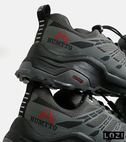 کفش کتانی مردانه و زنانه مشکی خاکستری مدل HUMTTO waterproof