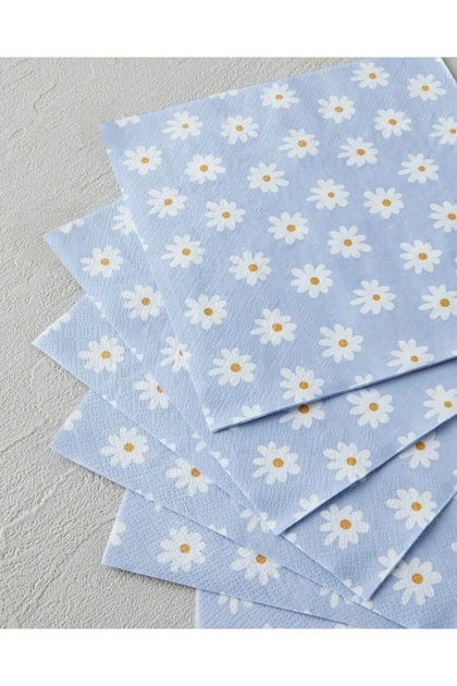 دستمال سفره کاغذی English Home مدل Spring Daisies - آبی