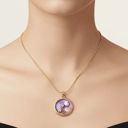 گردنبند دخترانه مدل نقاشی