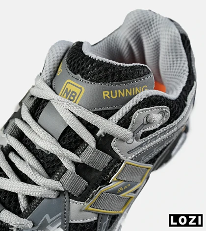 کفش کتانی بزرگ پا طوسی مشکی New Balance 1906R مدل 8307