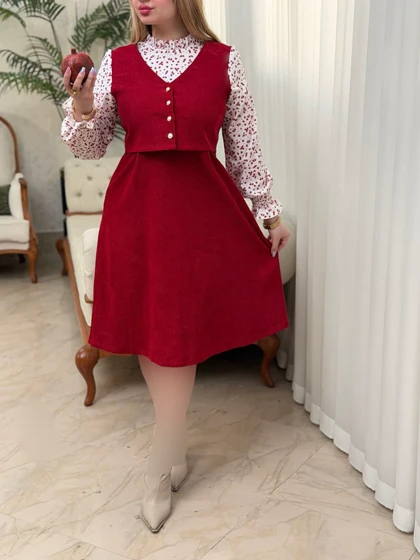 پیراهن یلدایی آسانا 3667