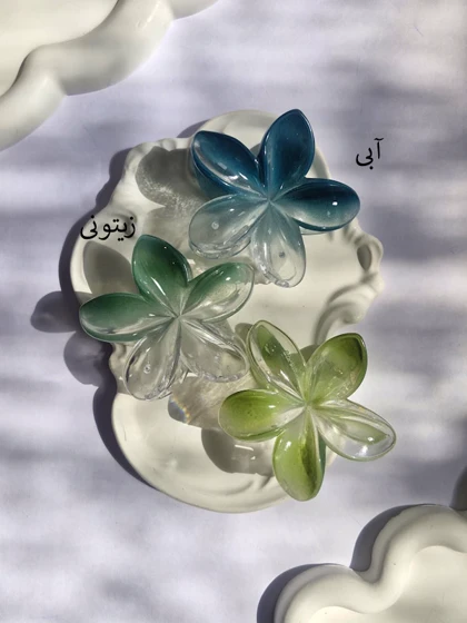 کلیپس پلومریای شیشه ای آبرنگی