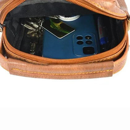 کیف رودوشی چرمی گوگانا مدل GOOGANA - GOOG424