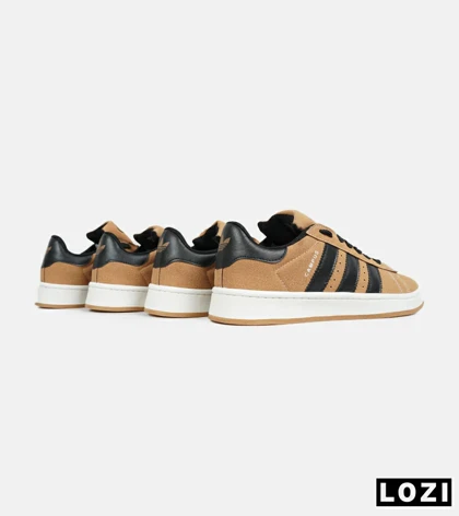 کفش کتانی مردانه و زنانه قهوه ای مشکی ADIDAS Campus مدل 6484