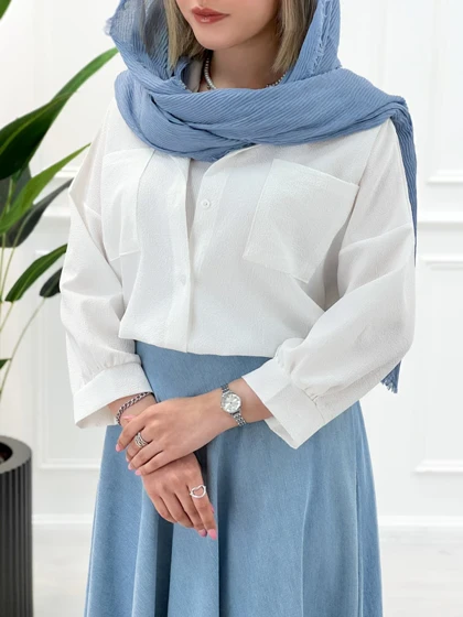 شومیز آستین بلند زنانه رونیکا