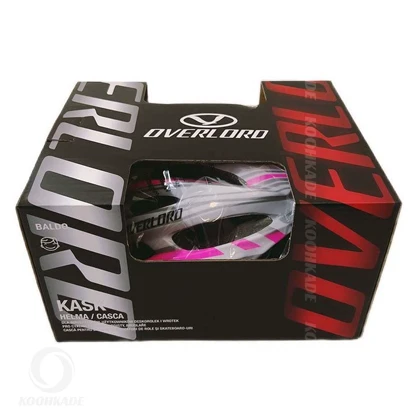 کلاه دوچرخه OVERLORD HB31 W-PINK