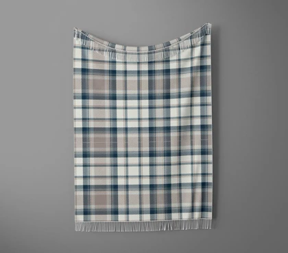 شال مبل ریش دار sofa shawl 146