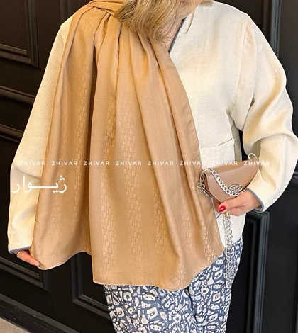 شال ژاکارد ابریشم