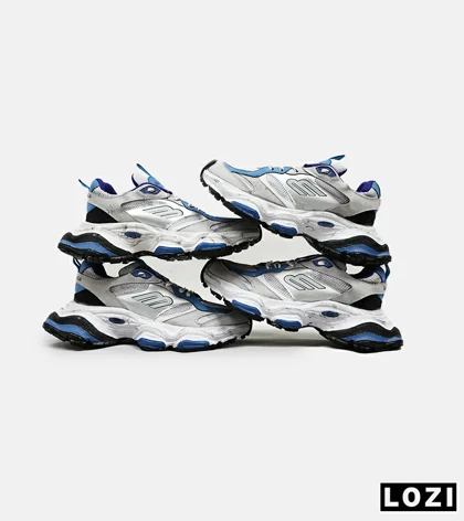 کفش کتانی طوسی آبی BALENCIAGA