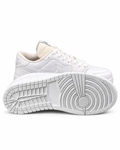 کفش کتانی مردانه مدل نایکی ترویس سفید تمام 2 Nike travis