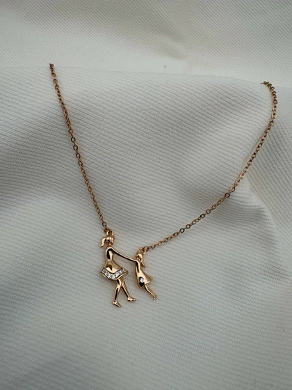 گردنبند مادر و دختر ژوپینگ