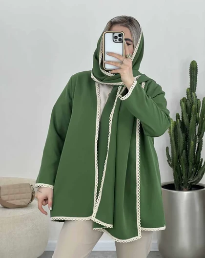 ست کت و شال مزونی (70)کد3528