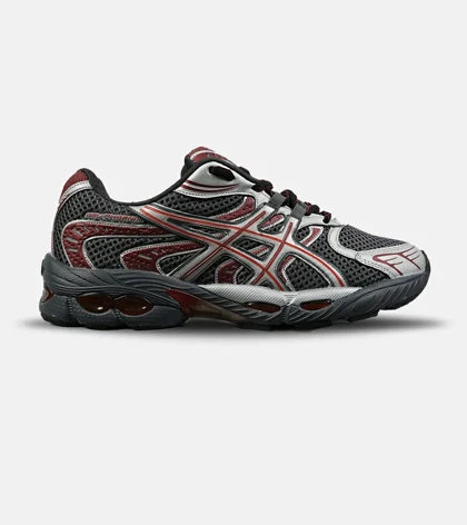 کفش کتانی مردانه و زنانه طوسی قرمز ASICS Gel-Phoenix مدل 8540