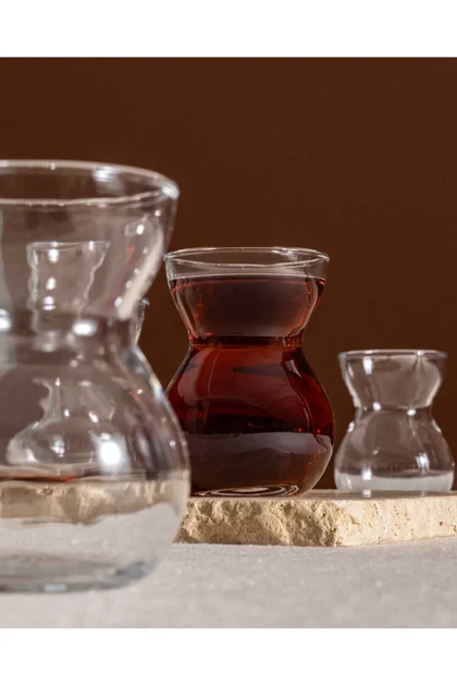 ست 6 عددی استکان Madame Coco مدل Pascala شیشه‌ای - سفید