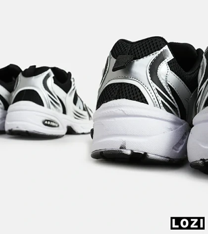 کفش کتانی مردانه و زنانه مشکی سفید NEW BALANCE 530