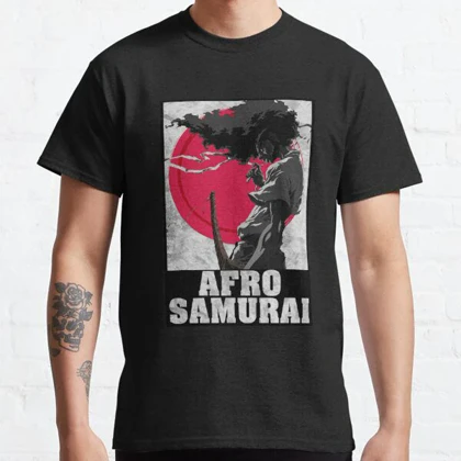 تیشرت لانگ انیمه AFRO SAMURAI افرو سامورایی AFRO HAIR SAMURAI کد 185731