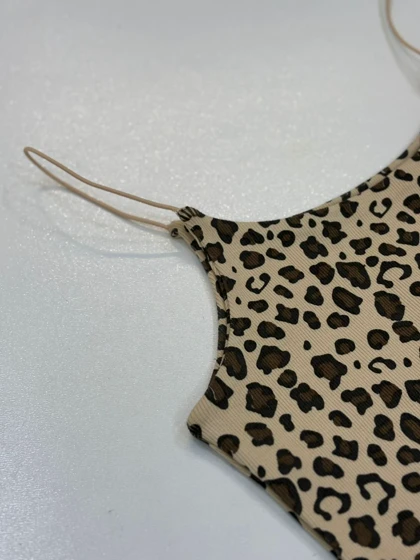 نیم‌تنه بند ماکارون پلنگی 1701