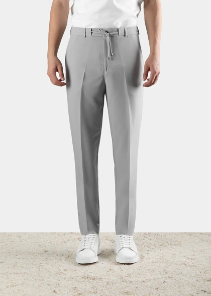 شلوار پارچه ای کمربند دار 2422506