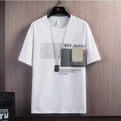 تیشرت آستین کوتاه باندانایی اسپرت