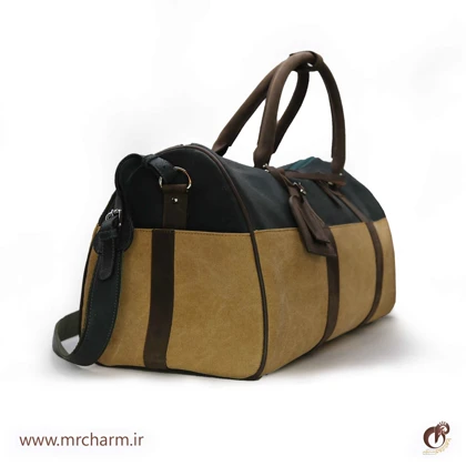 ساک مسافرتی چرم و برزنتmrch30057