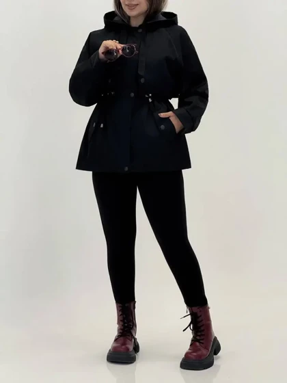 3544-بارانی آستردار آناهیتا (ایراددار)