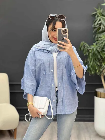 شومیز راه راه نگار