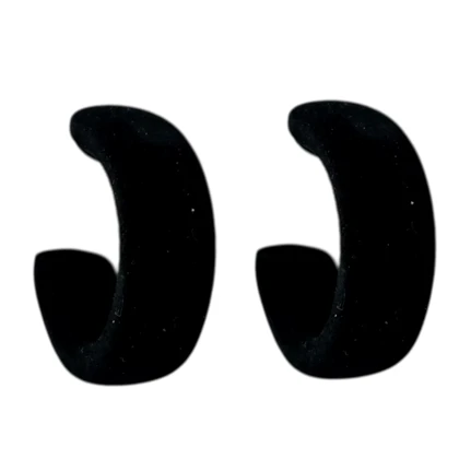 گوشواره زنانه مخملی طرح دایره، انتخابی شیک و خاص