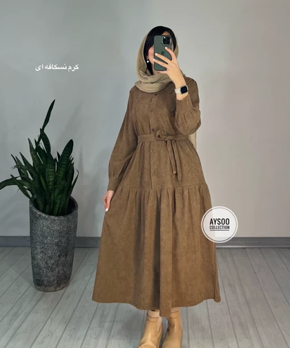 پیراهن مانتویی همتا