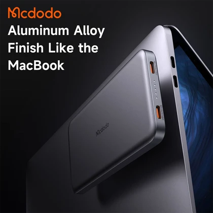 پاوربانک 10000 مک دودو مدل MCDODO 10000MAH 20W METAL ULTRA-THIN POWER BANK MC-378