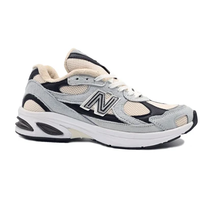 کفش و کتانی مردانه مدل نیوبالانس 2010 NEW BALANCE چرم طبیعی رنگ طوسی کد 2083