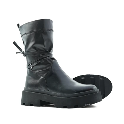 کفش نیم بوت زنانه استرج بندی مدل 0117_Boots