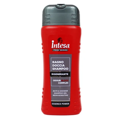 شامپو بدن و سر اینتسا مدل اسنس پاور 500 میل intesa Pour Homme Essence power