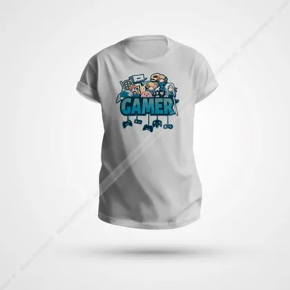 تیشرت گیمینگ طرح Gamer