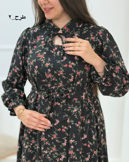 پیراهن بلند زنانه ولگا کد محصول 1690