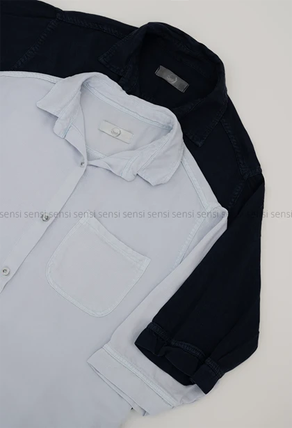 شومیز سیلک آستین 3ربع کد1005632